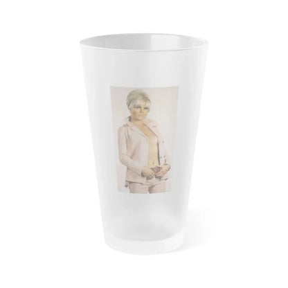 Susan Denberg #111 (Vintage Female Icon) Frosted Pint Glass 16oz 16oz Frosted - Go Mug Yourself