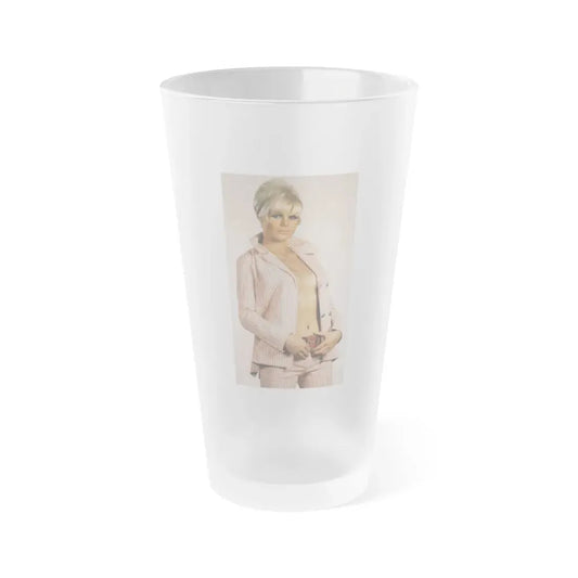 Susan Denberg #111 (Vintage Female Icon) Frosted Pint Glass 16oz 16oz Frosted - Go Mug Yourself
