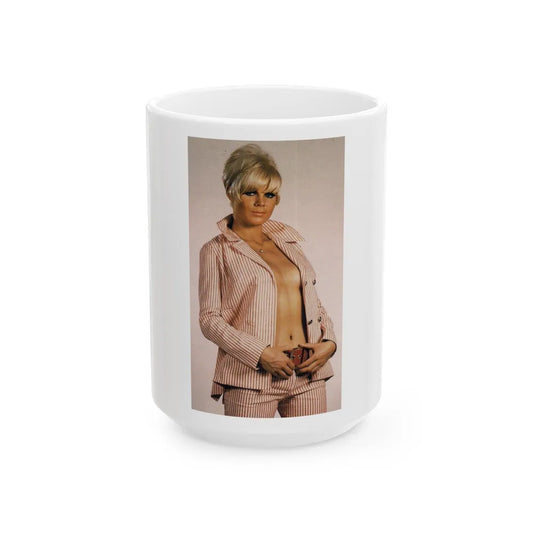 Susan Denberg #111 (Vintage Female Icon) White Coffee Mug-15oz-Go Mug Yourself