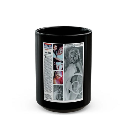 Susan Denberg #113 (Vintage Female Icon) Black Coffee Mug-15oz-Go Mug Yourself