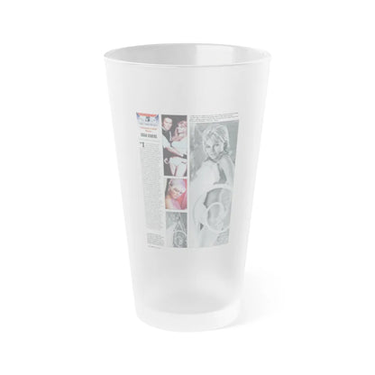 Susan Denberg #113 (Vintage Female Icon) Frosted Pint Glass 16oz-16oz-Frosted-Go Mug Yourself