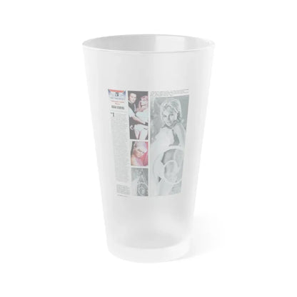 Susan Denberg #113 (Vintage Female Icon) Frosted Pint Glass 16oz 16oz Frosted - Go Mug Yourself
