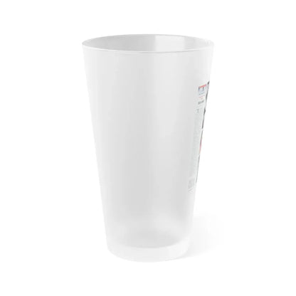 Susan Denberg #113 (Vintage Female Icon) Frosted Pint Glass 16oz - Go Mug Yourself