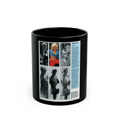 Susan Denberg #114 (Vintage Female Icon) Black Coffee Mug-11oz-Go Mug Yourself