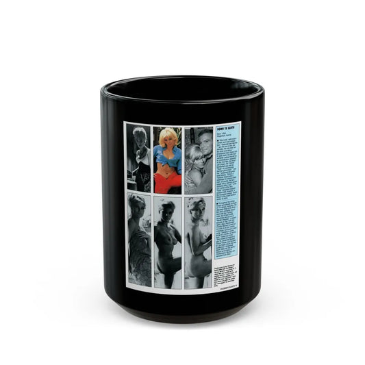 Susan Denberg #114 (Vintage Female Icon) Black Coffee Mug-15oz-Go Mug Yourself