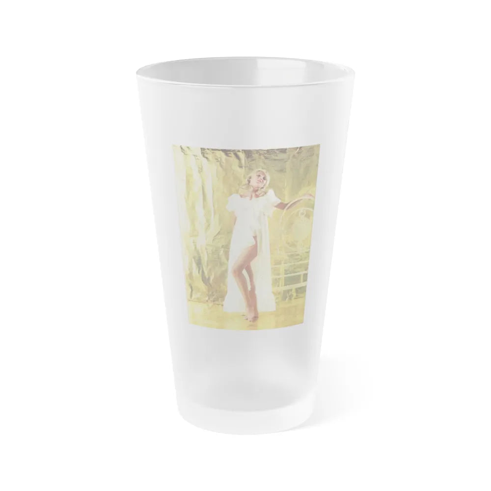 Susan Denberg #115 (Vintage Female Icon) Frosted Pint Glass 16oz-16oz-Frosted-Go Mug Yourself