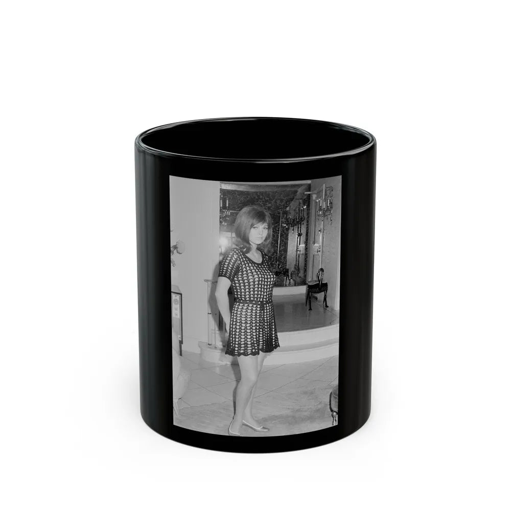 Susan Denberg #117 (Vintage Female Icon) Black Coffee Mug-11oz-Go Mug Yourself