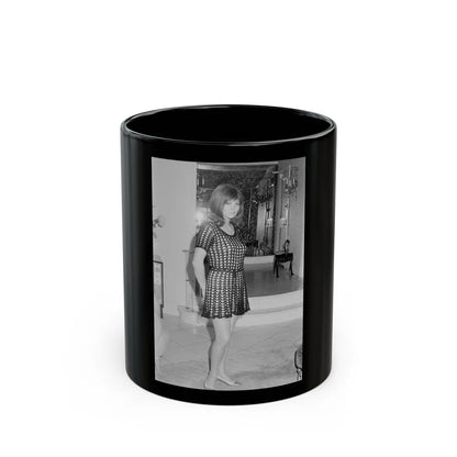 Susan Denberg #117 (Vintage Female Icon) Black Coffee Mug-11oz-Go Mug Yourself