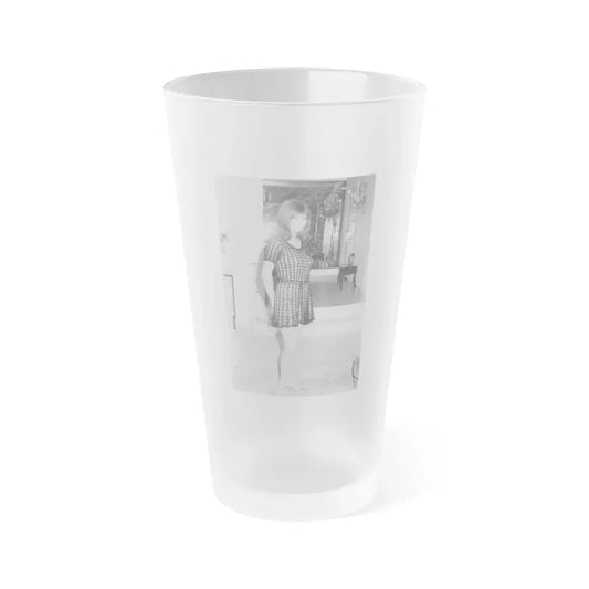 Susan Denberg #117 (Vintage Female Icon) Frosted Pint Glass 16oz 16oz Frosted - Go Mug Yourself