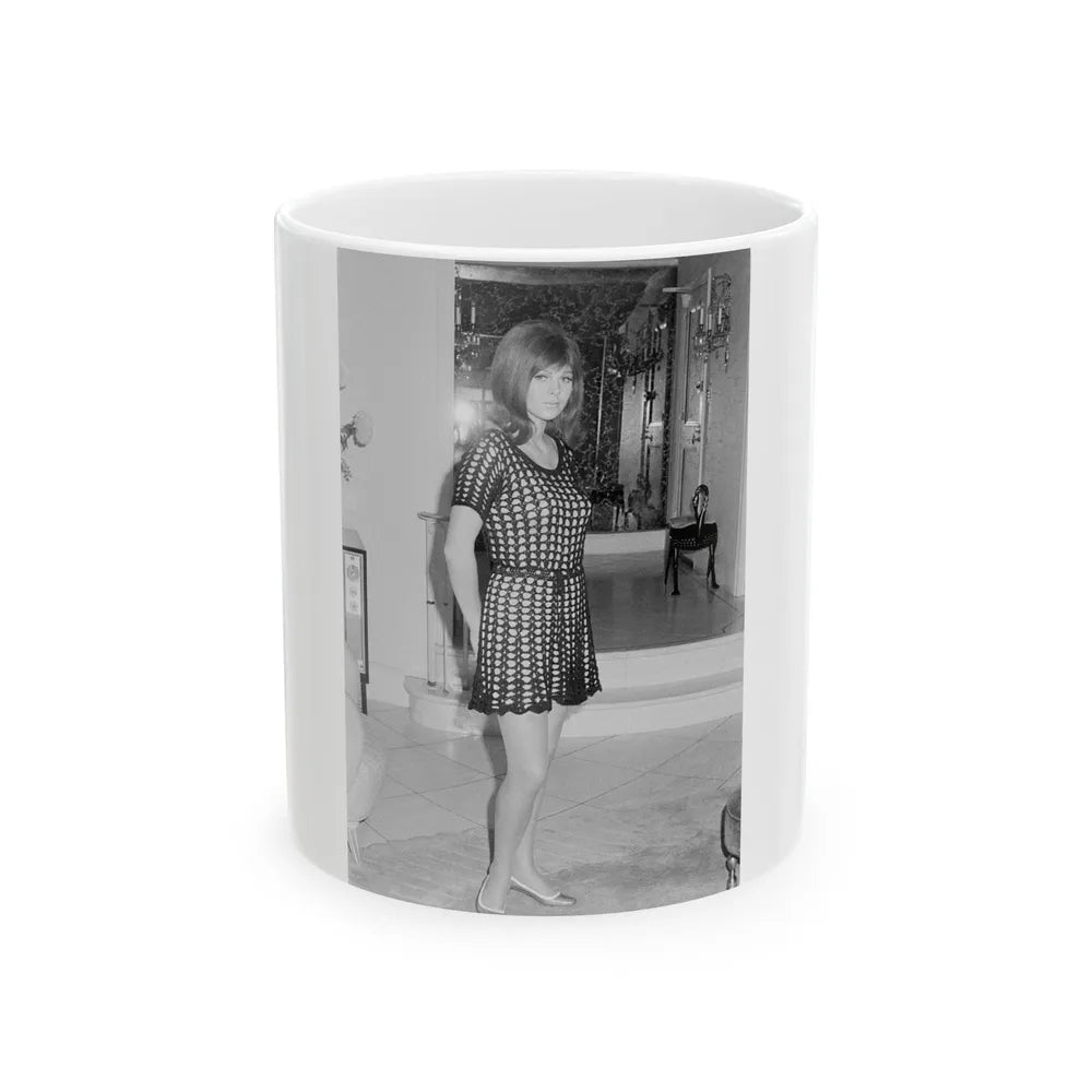 Susan Denberg #117 (Vintage Female Icon) White Coffee Mug-11oz-Go Mug Yourself