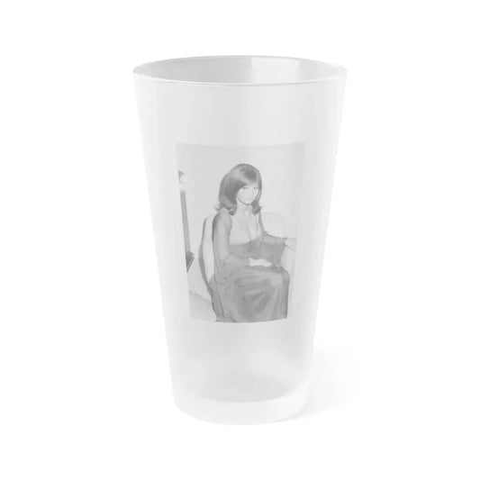 Susan Denberg #118 (Vintage Female Icon) Frosted Pint Glass 16oz 16oz Frosted - Go Mug Yourself