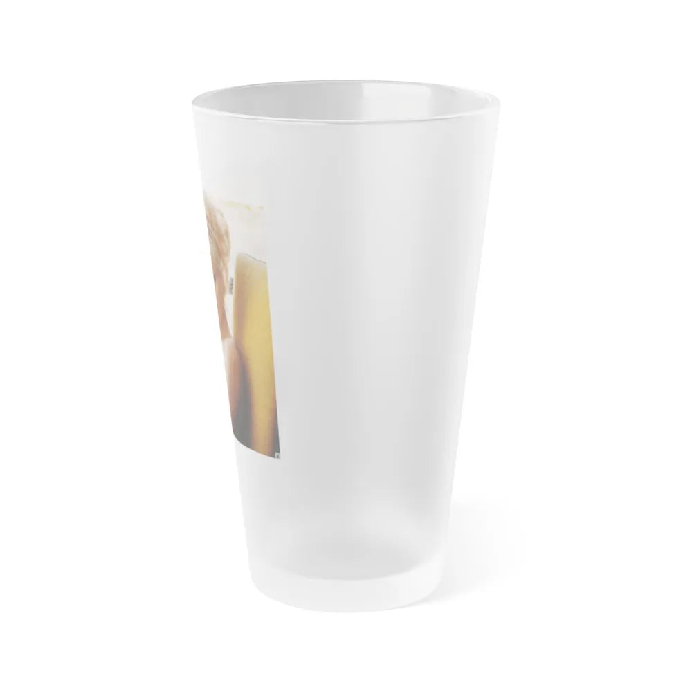 Susan Denberg #26 - Topless (Vintage Female Icon) Frosted Pint Glass 16oz-Go Mug Yourself