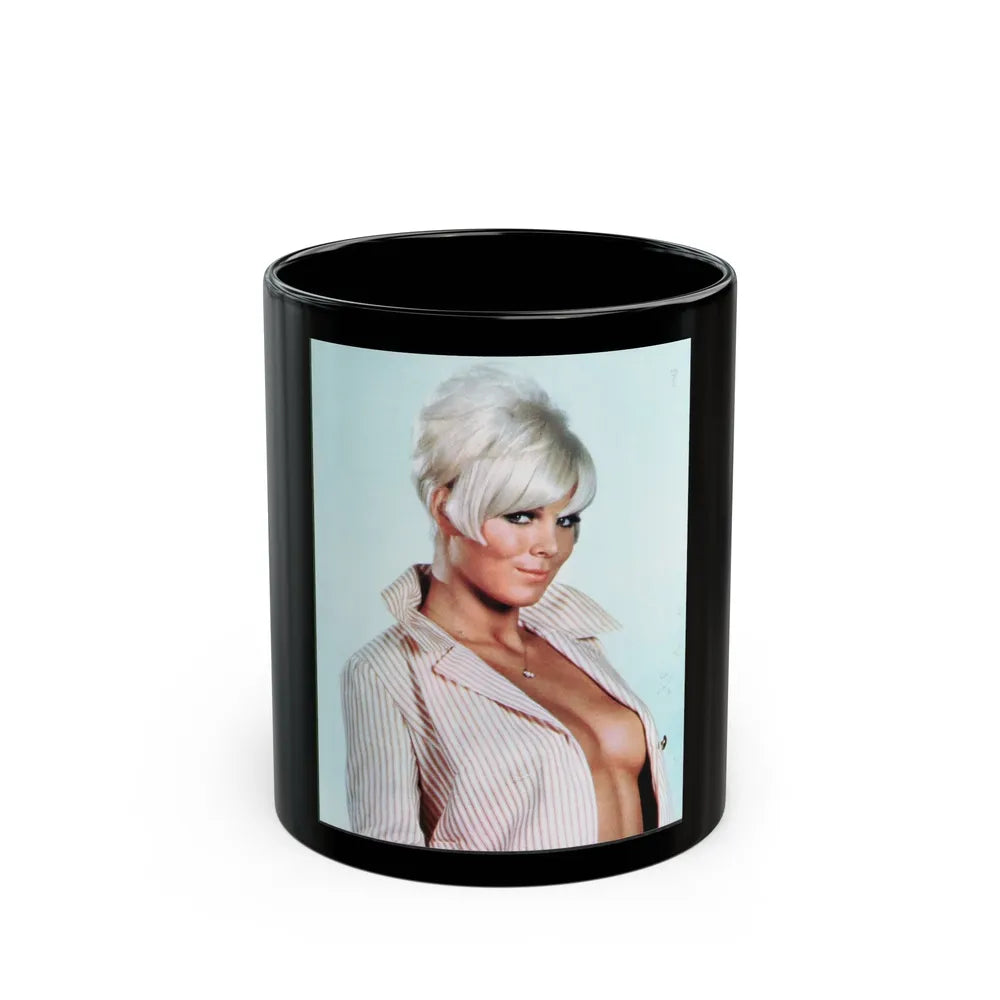 Susan Denberg #45 (Vintage Female Icon) Black Coffee Mug-11oz-Go Mug Yourself