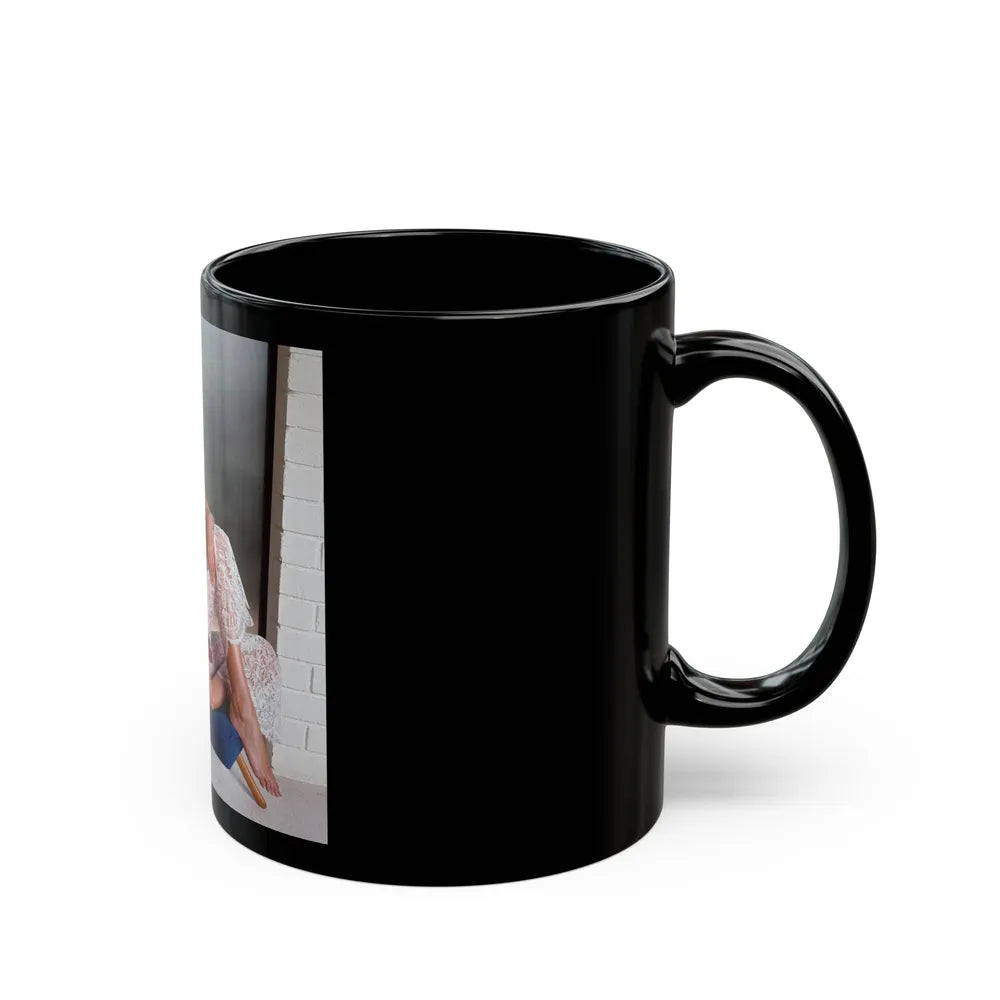 Susan Denberg #52 (Vintage Female Icon) Black Coffee Mug-Go Mug Yourself