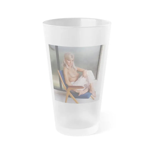 Susan Denberg #52 (Vintage Female Icon) Frosted Pint Glass 16oz 16oz Frosted - Go Mug Yourself