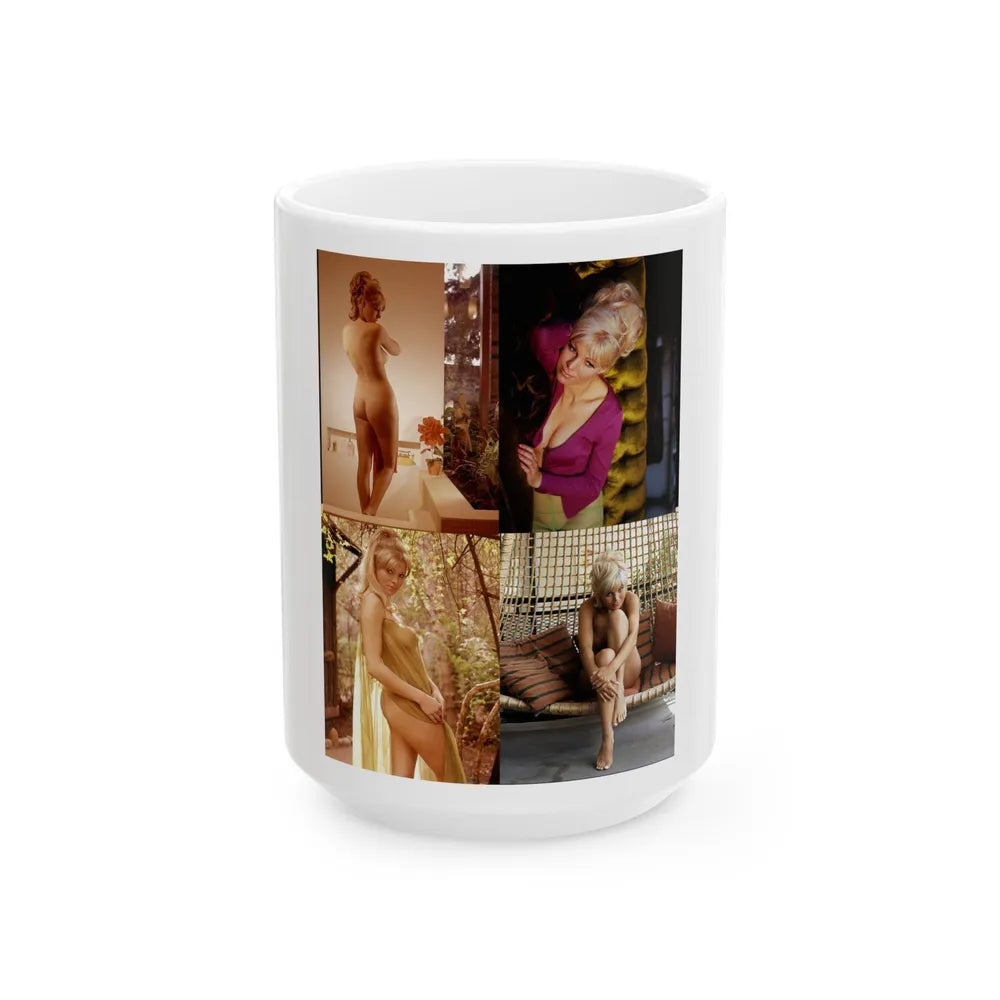 Susan Denberg #53 (Vintage Female Icon) White Coffee Mug-15oz-Go Mug Yourself