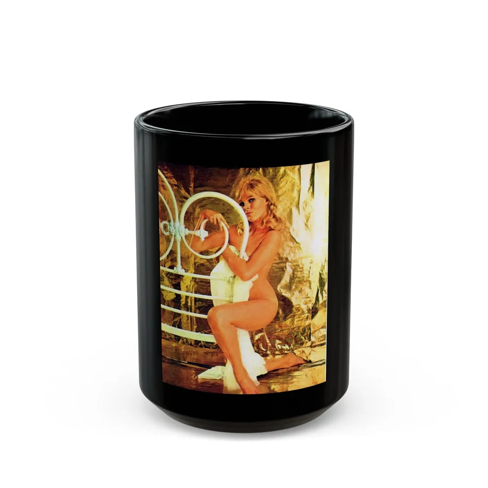 Susan Denberg #57 (Vintage Female Icon) Black Coffee Mug-15oz-Go Mug Yourself