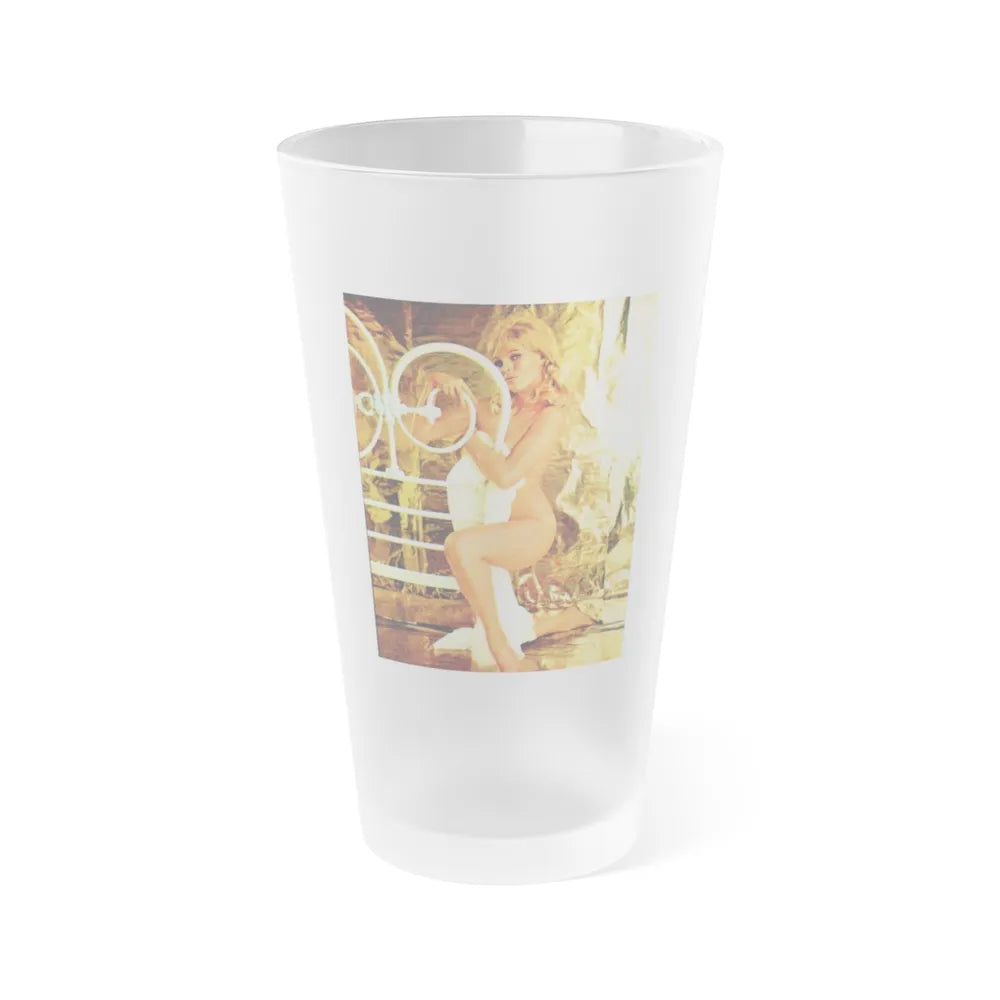 Susan Denberg #57 (Vintage Female Icon) Frosted Pint Glass 16oz-16oz-Frosted-Go Mug Yourself