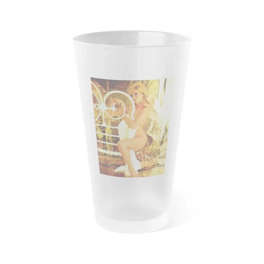 Susan Denberg #57 (Vintage Female Icon) Frosted Pint Glass 16oz 16oz Frosted - Go Mug Yourself