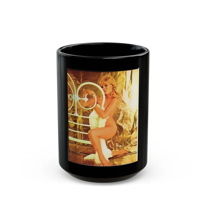 Susan Denberg #571 (Vintage Female Icon) Black Coffee Mug-15oz-Go Mug Yourself