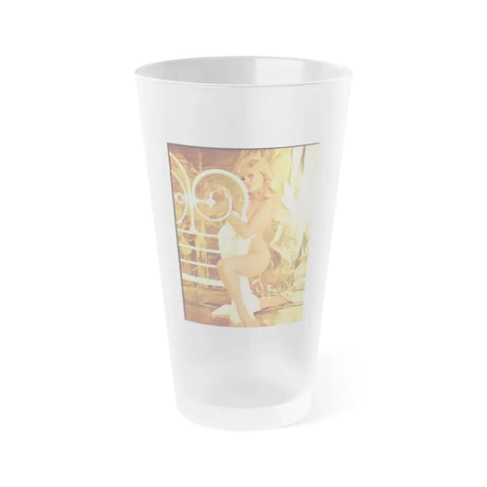 Susan Denberg #571 (Vintage Female Icon) Frosted Pint Glass 16oz 16oz Frosted - Go Mug Yourself