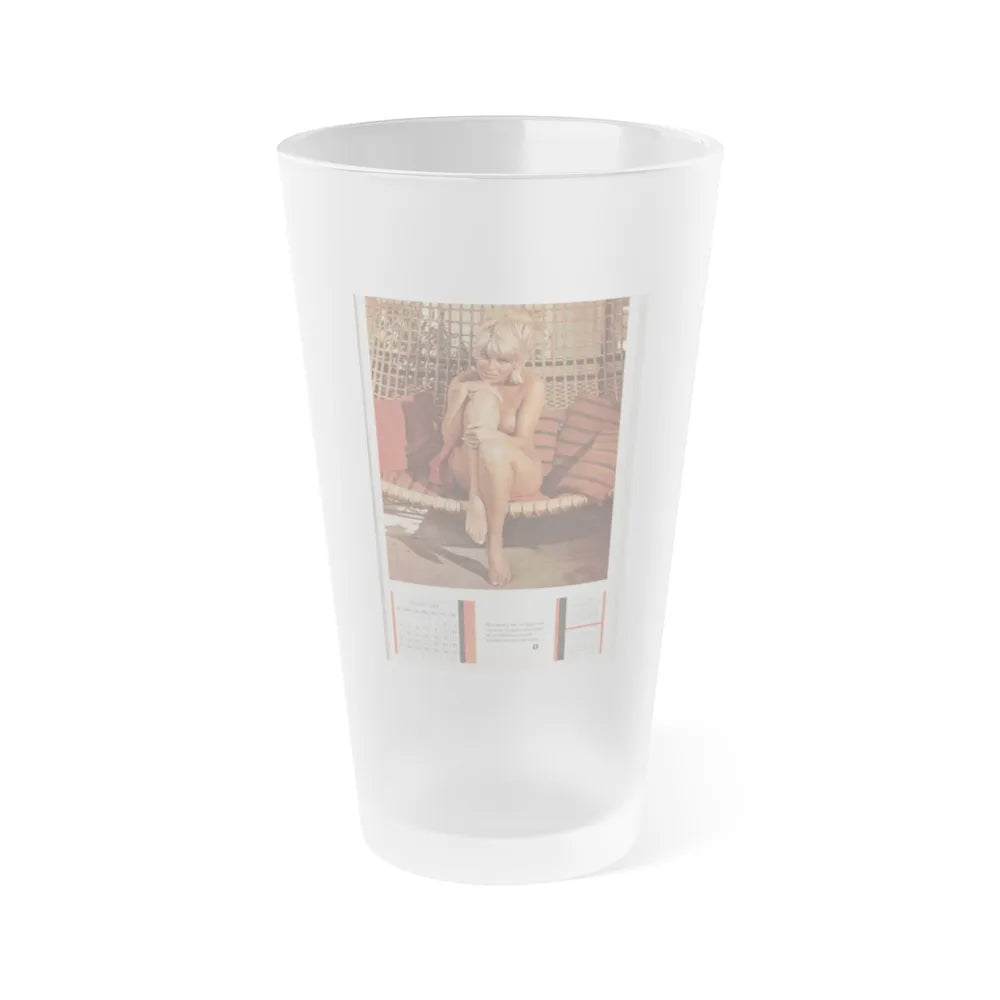 Susan Denberg #58 (Vintage Female Icon) Frosted Pint Glass 16oz-16oz-Frosted-Go Mug Yourself