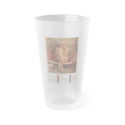 Susan Denberg #58 (Vintage Female Icon) Frosted Pint Glass 16oz 16oz Frosted - Go Mug Yourself