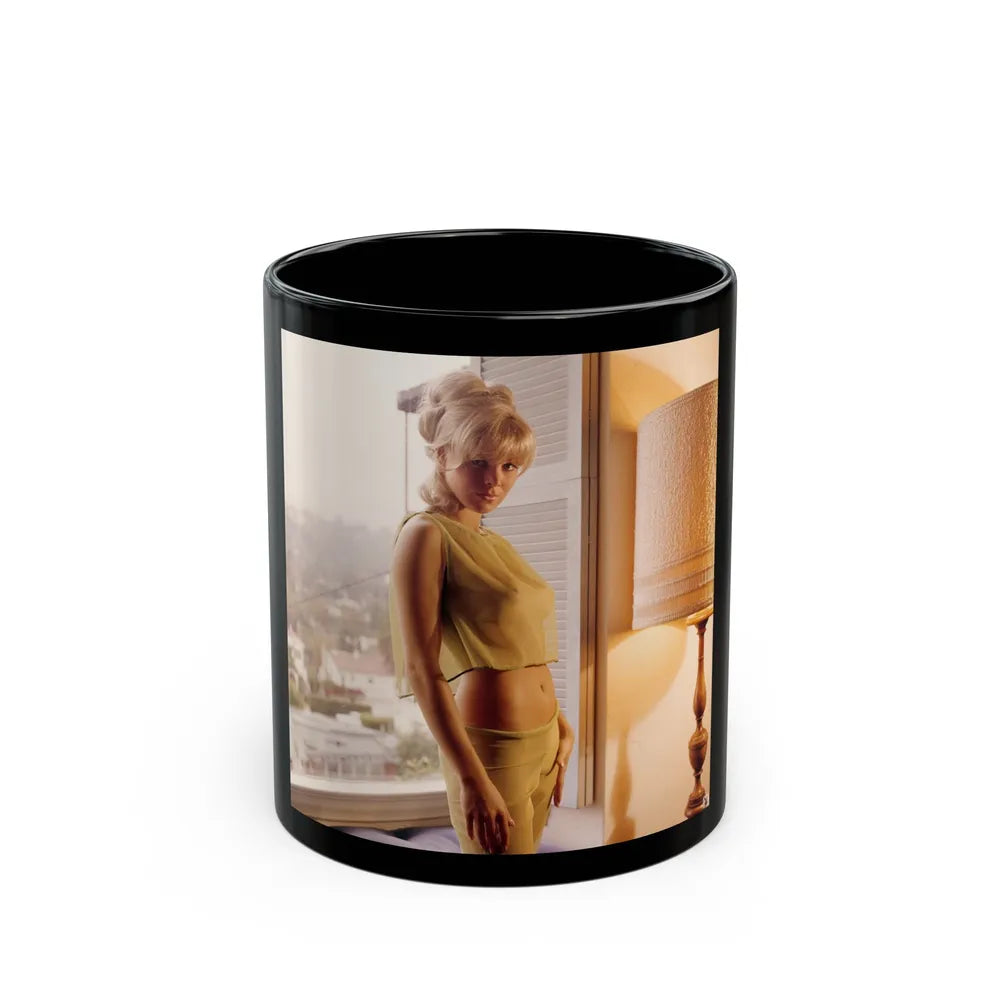 Susan Denberg #59 (Vintage Female Icon) Black Coffee Mug-11oz-Go Mug Yourself