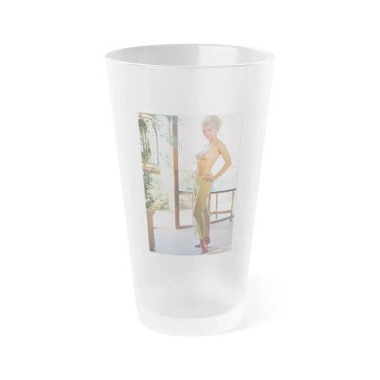 Susan Denberg #67 - Topless (Vintage Female Icon) Frosted Pint Glass 16oz 16oz Frosted - Go Mug Yourself