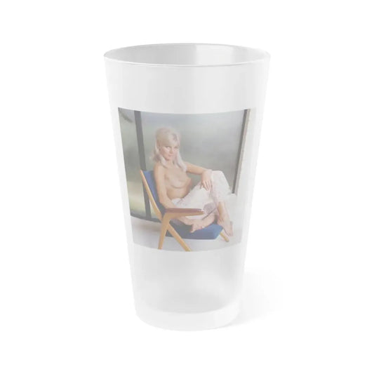 Susan Denberg #73 - Topless (Vintage Female Icon) Frosted Pint Glass 16oz 16oz Frosted - Go Mug Yourself
