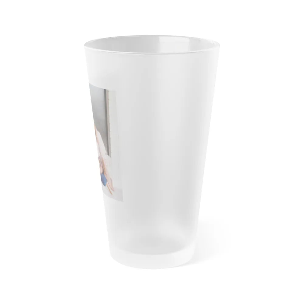 Susan Denberg #73 - Topless (Vintage Female Icon) Frosted Pint Glass 16oz-Go Mug Yourself