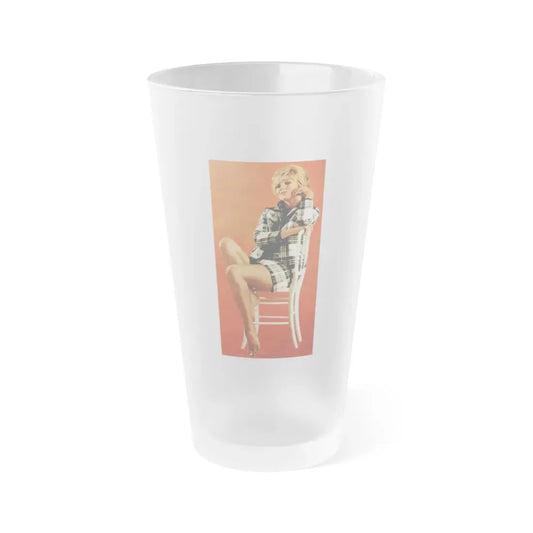Susan Denberg #85 (Vintage Female Icon) Frosted Pint Glass 16oz 16oz Frosted - Go Mug Yourself