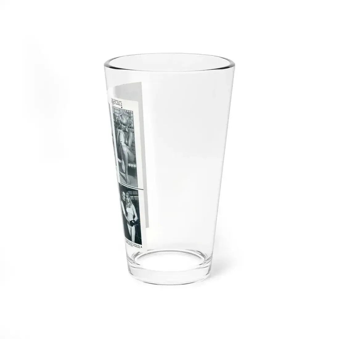 Susan Denberg #94 - B&W Mag. Photos & Article (Vintage Female Icon) Pint Glass 16oz - Go Mug Yourself