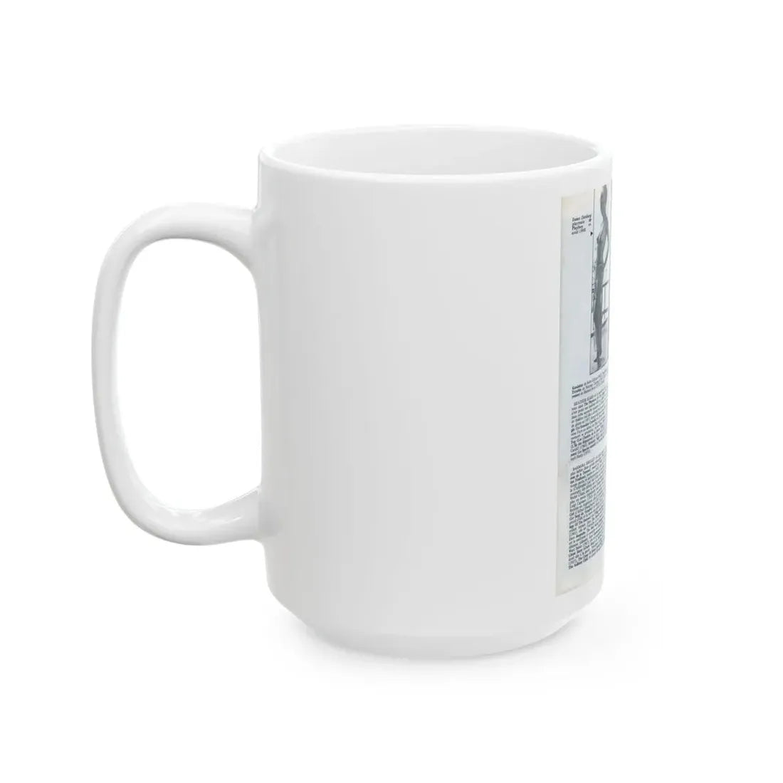 Susan Denberg #94 - B&W Mag. Photos & Article (Vintage Female Icon) White Coffee Mug - Go Mug Yourself