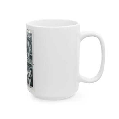 Susan Denberg #94 - B&W Mag. Photos & Article (Vintage Female Icon) White Coffee Mug - Go Mug Yourself