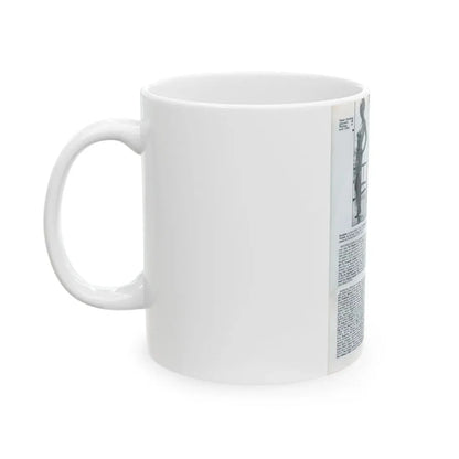 Susan Denberg #94 - B&W Mag. Photos & Article (Vintage Female Icon) White Coffee Mug - Go Mug Yourself