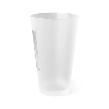 Susan Denberg #96 (Vintage Female Icon) Frosted Pint Glass 16oz - Go Mug Yourself