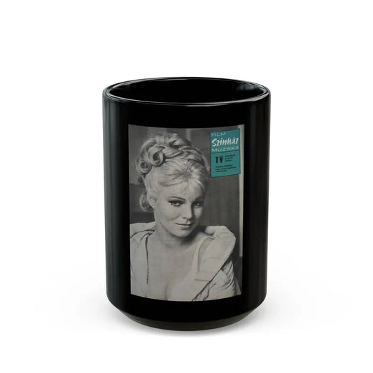 Susan Denberg #99 - Mag. Cover (Vintage Female Icon) Black Coffee Mug 15oz - Go Mug Yourself