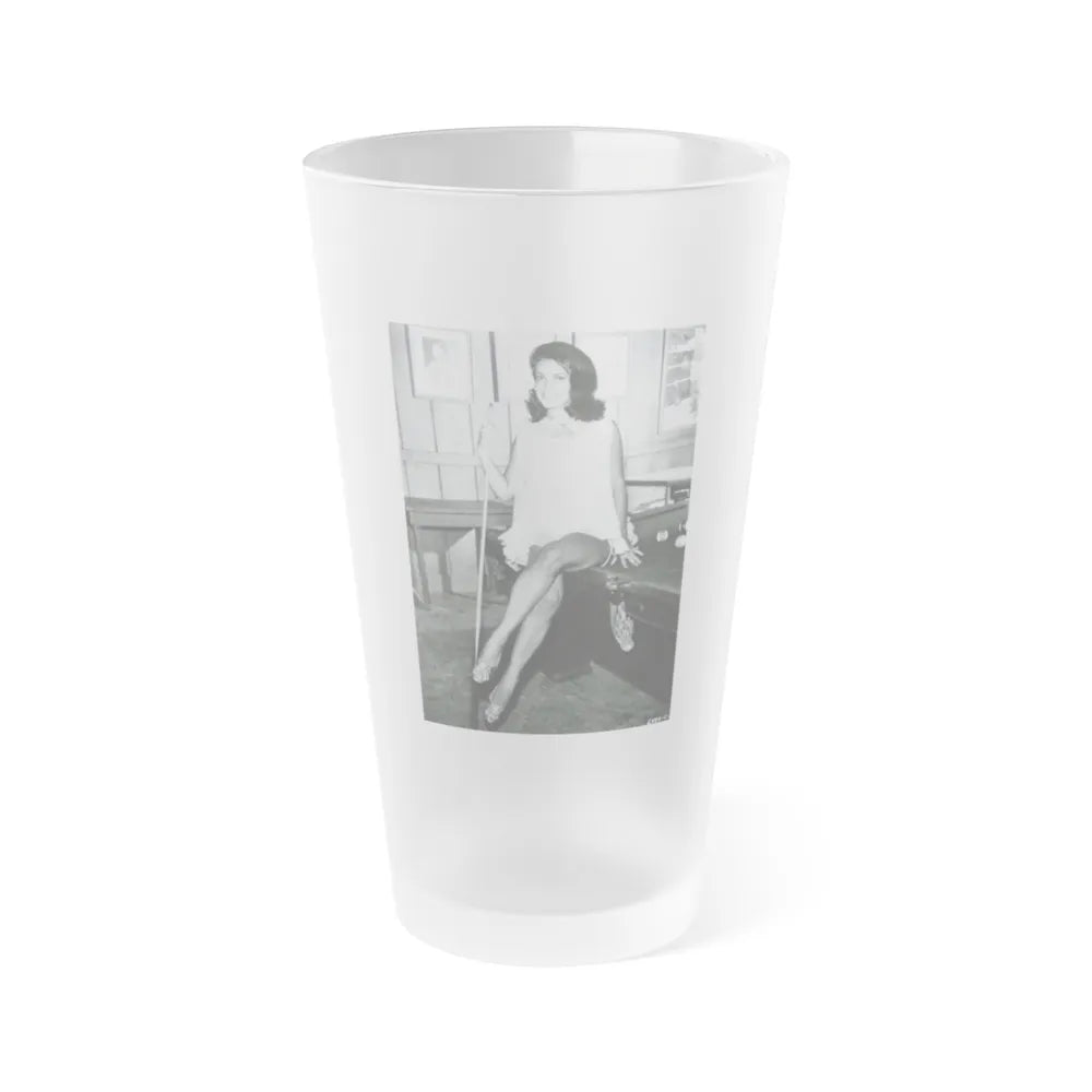 Susan Hart #11 (Vintage Female Icon) Frosted Pint Glass 16oz-16oz-Frosted-Go Mug Yourself