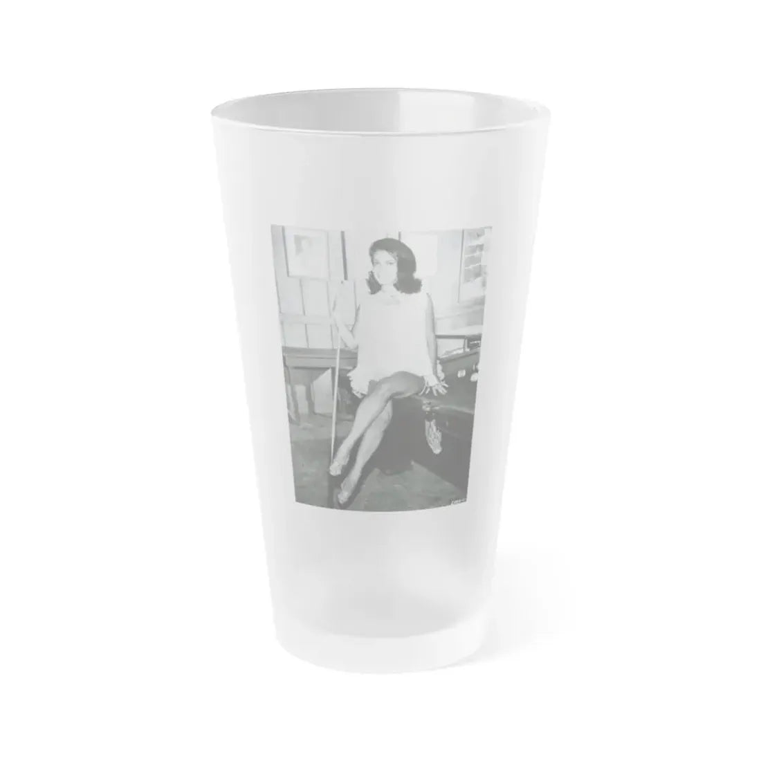 Susan Hart #11 (Vintage Female Icon) Frosted Pint Glass 16oz 16oz Frosted - Go Mug Yourself