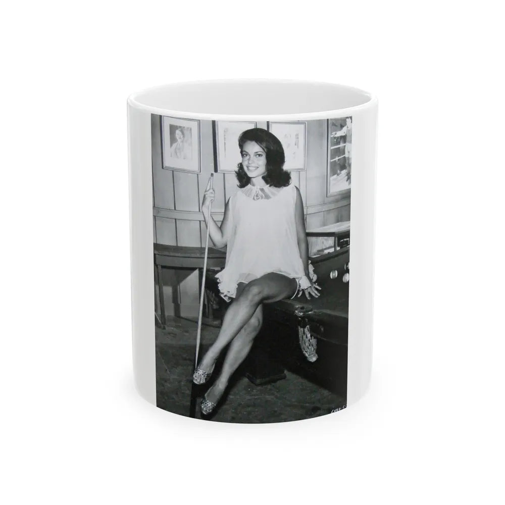 Susan Hart #11 (Vintage Female Icon) White Coffee Mug-11oz-Go Mug Yourself