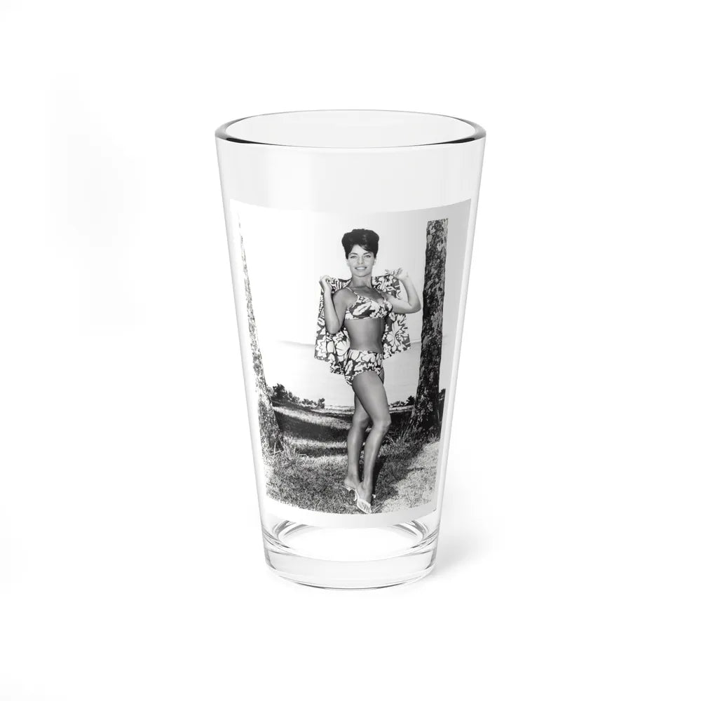 Susan Hart #15 - 8x10 B&W 2-Piece Swimsuit ''Ride The Wild Surf'' '64 Movie Promo Photo3 (Vintage Female Icon) Pint Glass 16oz-16oz-Go Mug Yourself