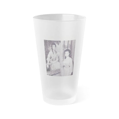 Susan Hart #16 (Vintage Female Icon) Frosted Pint Glass 16oz-16oz-Frosted-Go Mug Yourself