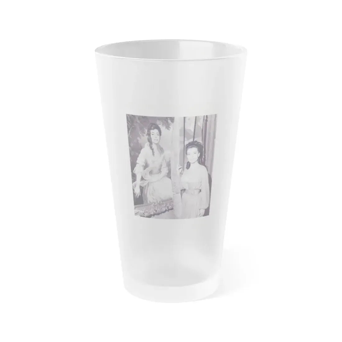 Susan Hart #16 (Vintage Female Icon) Frosted Pint Glass 16oz 16oz Frosted - Go Mug Yourself