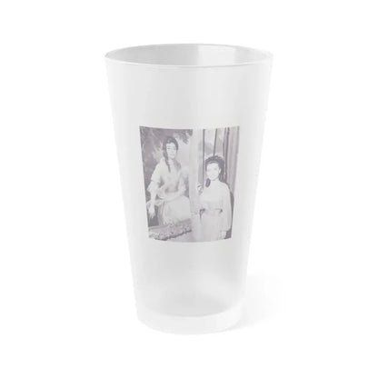 Susan Hart #16 (Vintage Female Icon) Frosted Pint Glass 16oz 16oz Frosted - Go Mug Yourself