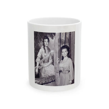 Susan Hart #16 (Vintage Female Icon) White Coffee Mug-11oz-Go Mug Yourself