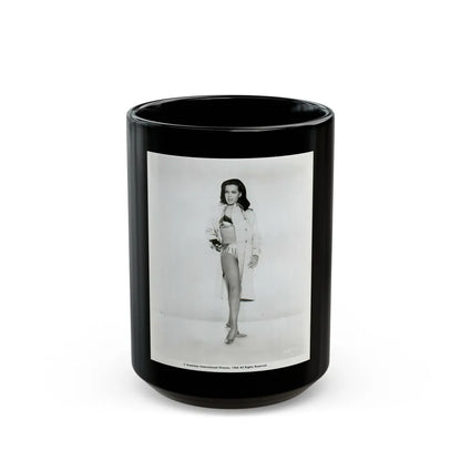 Susan Hart #20 (Vintage Female Icon) Black Coffee Mug-15oz-Go Mug Yourself