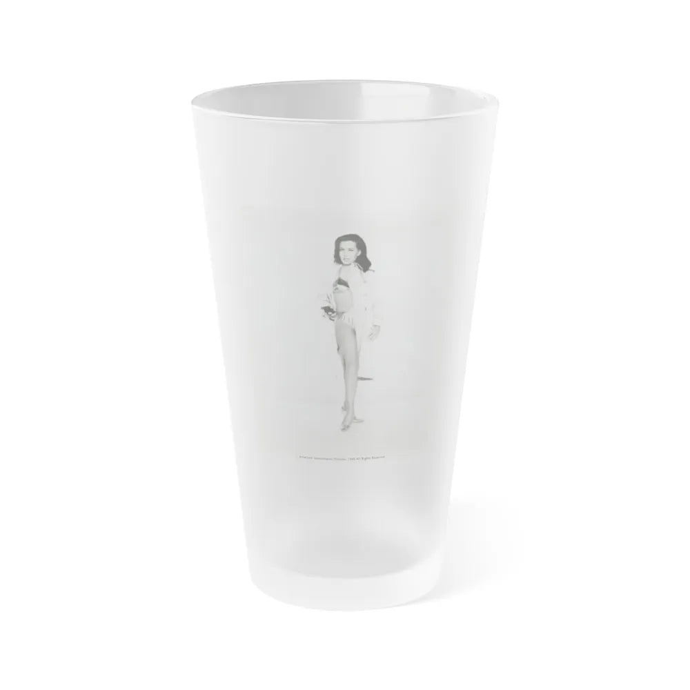 Susan Hart #20 (Vintage Female Icon) Frosted Pint Glass 16oz-16oz-Frosted-Go Mug Yourself