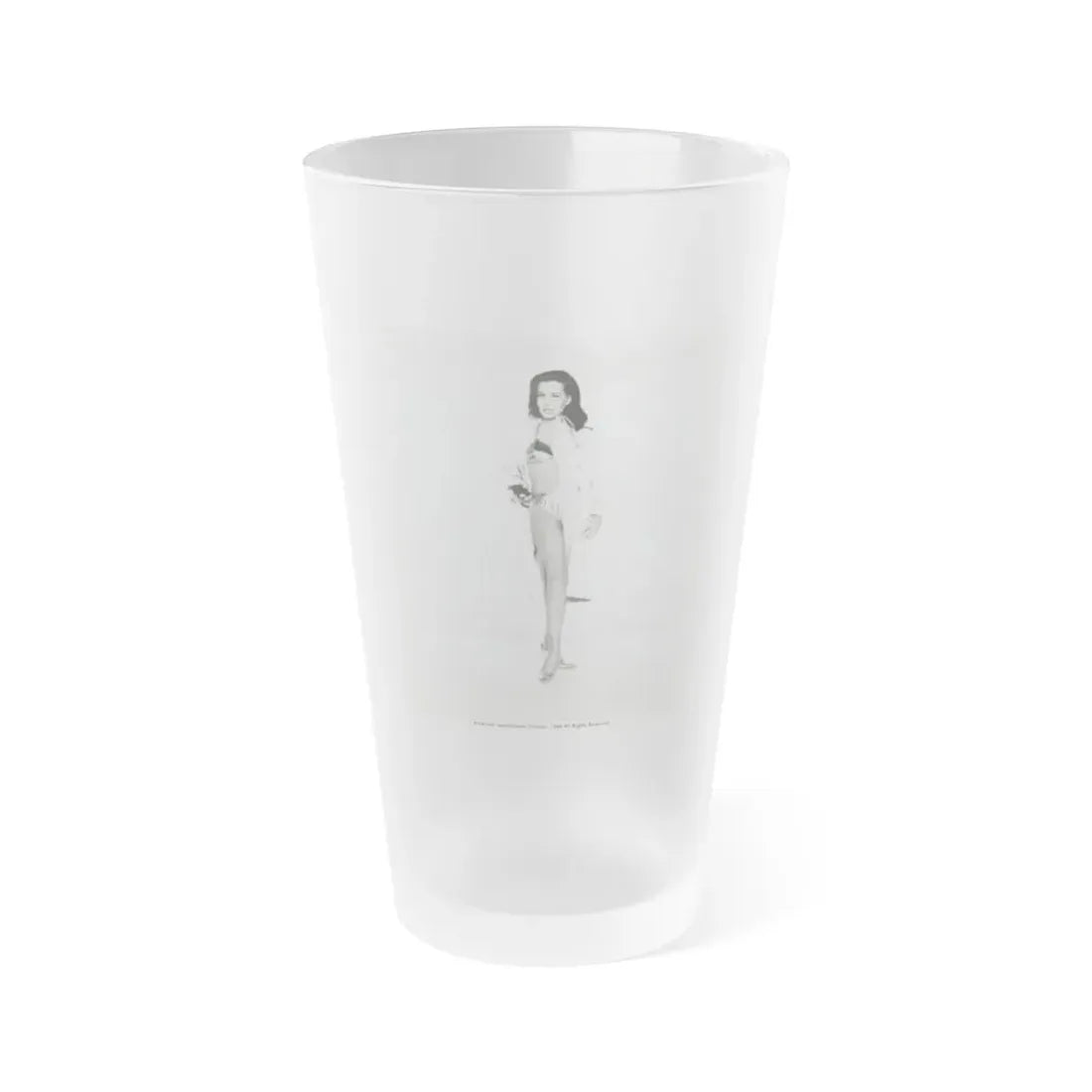 Susan Hart #20 (Vintage Female Icon) Frosted Pint Glass 16oz 16oz Frosted - Go Mug Yourself