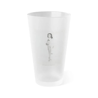 Susan Hart #20 (Vintage Female Icon) Frosted Pint Glass 16oz 16oz Frosted - Go Mug Yourself